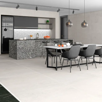 Gulvflis <strong>Freestone</strong>  Hvit Matt 120x120 cm